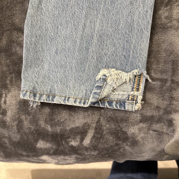 Levis 541 Jeans Mens 30x34 Light Wash Blue Casual Distressed Grunge - Picture 14 of 16